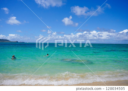 夏威夷Lanikai海灘 128034505