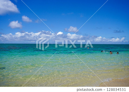 夏威夷Lanikai海灘 128034531