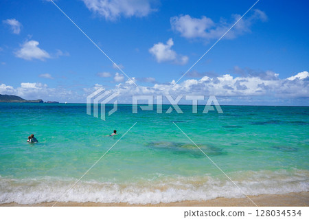 夏威夷Lanikai海灘 夏威夷Lanikai海灘 128034534