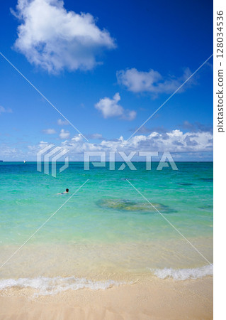 夏威夷Lanikai海灘 夏威夷Lanikai海灘 128034536