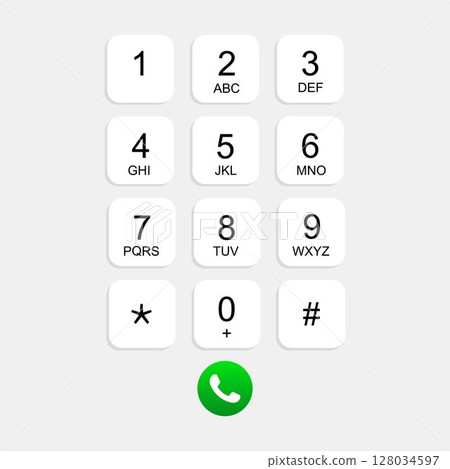 icon, phone, vector 128034597