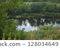 river in the autumn forest 128034649
