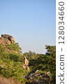 landscape with trees and sky 128034660