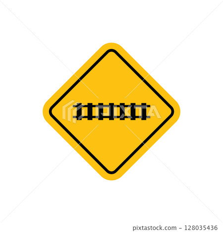 Train sign railway symbol Train sign railway symbol 128035436