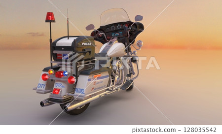 一輛摩托車 128035542