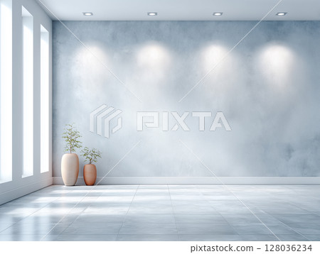 乾淨、自然的照明和時尚的設計空間 乾淨、自然的照明和時尚的設計空間 128036234