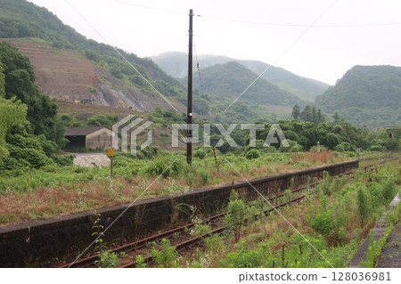 Local line running mountains 128036981