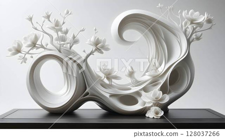 Deformed flower 128037266