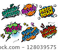 For sales and event announcements! American comic book-style general-purpose POP 128039575