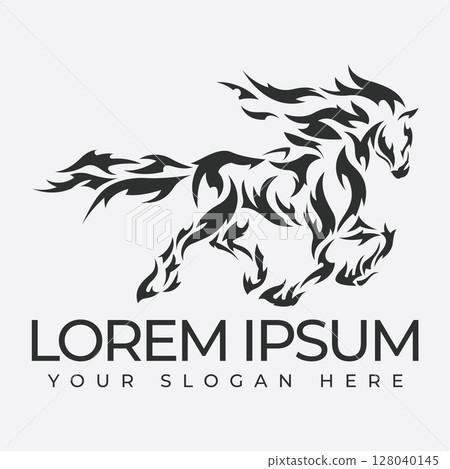 Vintage Horse Logo Vintage Horse Logo 128040145