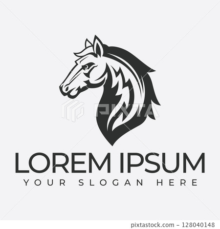 Vintage Horse Logo 128040148