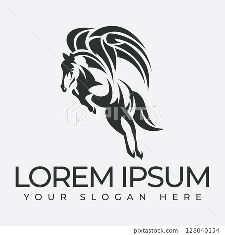 Vintage Horse Logo 128040154