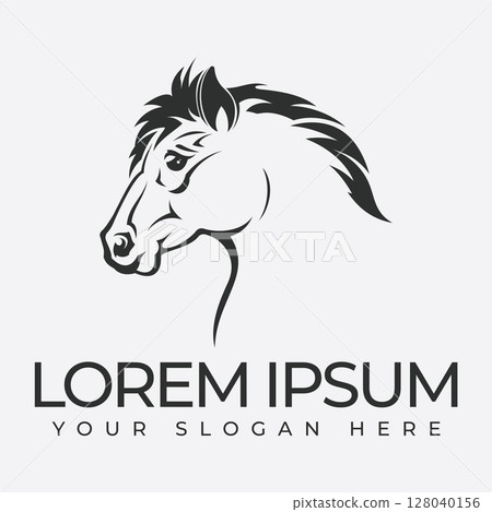 Vintage Horse Logo 128040156