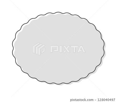 Simple stylish gray frame line icon - Cloudy, negative mood image material Simple stylish gray frame line icon - Cloudy, negative mood image material 128040497