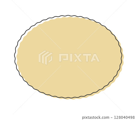 Simple and stylish gold/beige framed line icon - illustration material for decoration and emblem 128040498