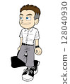 Male cartoon style 128040930