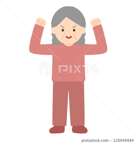 精力充沛的祖母 128040984