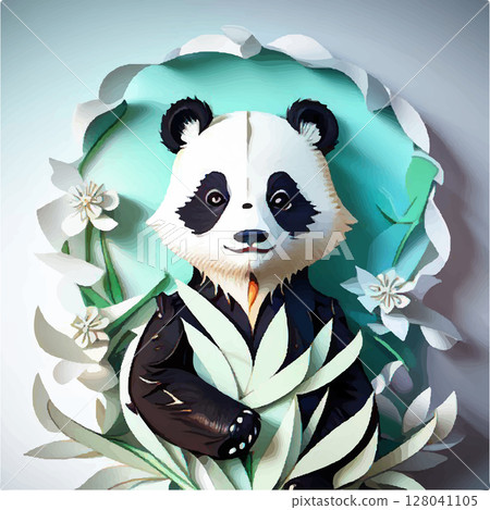 Panda illustration 128041105