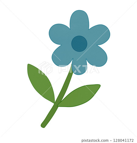 Blue flower Blue flower 128041172