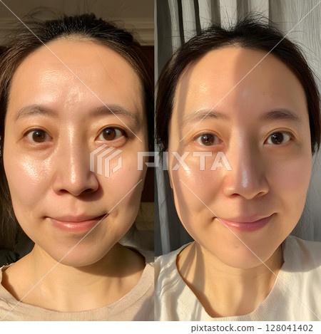 裸露皮膚前後對比照 128041402