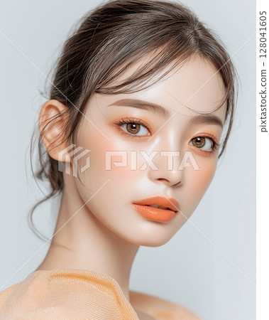 美麗的成年女性美女“AI生成的圖像” 128041605