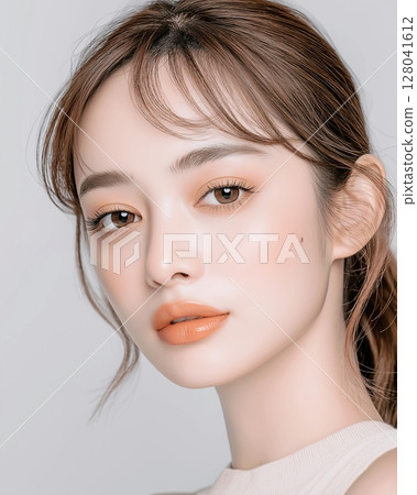 美麗的成年女性美女“AI生成的圖像” 128041612