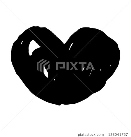 Hand drawn heart illustration Hand drawn heart illustration 128041767