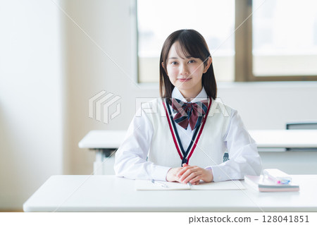 Students studying in classroom Students studying in classroom 128041851