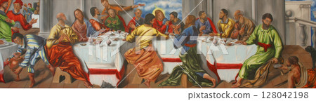 Last Supper, Saint Nicholas Church in Bistra, Croatia 128042198