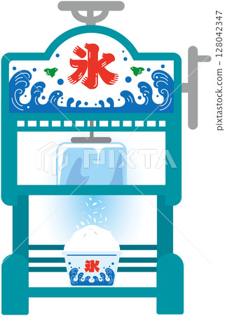 Shaved ice machine 128042347