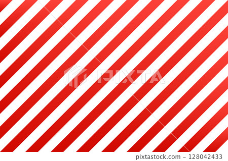 Red and White Diagonal Stripes Pattern, Perfect for Graphic Design Projects 128042433