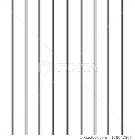 Vertical black and white stripes creating a simple, repetitive pattern. 128042505