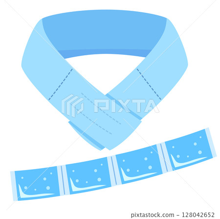 頸部冷卻器，預防中暑，涼爽頸環 128042652