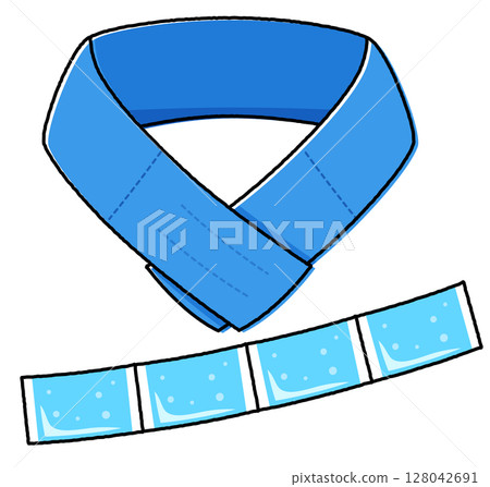 頸部冷卻器，預防中暑，涼爽頸環 128042691