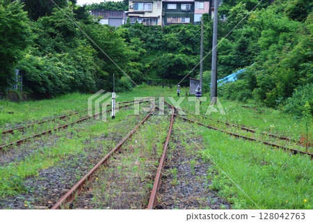 津輕鐵道終點站津輕中里站 津輕鐵道終點站津輕中里站 128042763