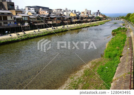 A summer tradition that cools off Kyoto... Kamogawa River, Kyoto [Nouryouka] 128043491