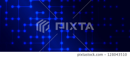 Abstract circuit border technology connected concept background Abstract circuit border technology connected concept background 128043510