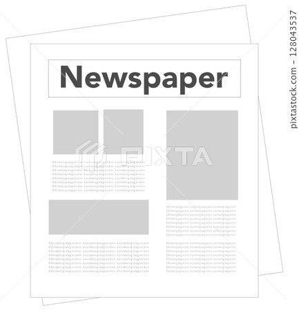 newspaper, layout, book 128043537