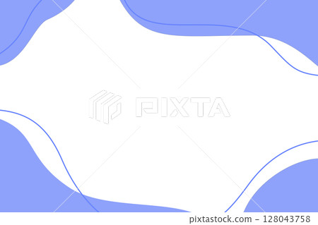 Abstract Wavy Blue and White Background Abstract Wavy Blue and White Background 128043758