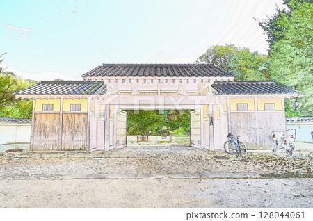 CG image illustration Zama Yatoyama Park Nagayamon West Gate 128044061