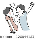 Illustration of fighting children 128044183