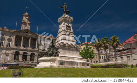 Henry Infante Dom Henrique the Navigator Monument, Porto, Portugal timelapse hyperlapse Henry Infante Dom Henrique the Navigator Monument, Porto, Portugal timelapse hyperlapse 128044452