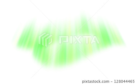 Green aurora light (transparent background) 128044465