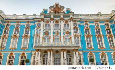 The Catherine Palace timelapse hyperlapse is a Rococo palace located in the town of Tsarskoye Selo Pushkin 128044619