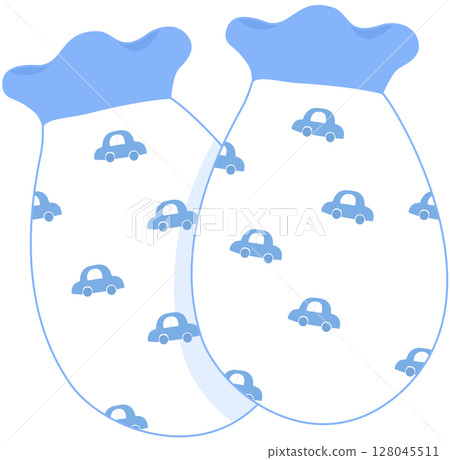 Cute Pastel Baby Boy Essential Set include Gloves, Socks, Hat Cute Pastel Baby Boy Essential Set include Gloves, Socks, Hat 128045511