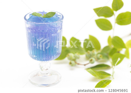 Butterfly Pea Jelly Butterfly Pea Jelly 128045691