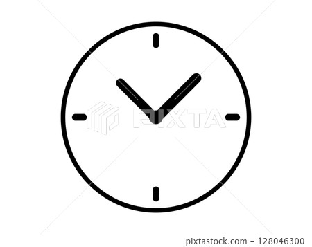 掛鐘圖示 單調 掛鐘圖示 單調 128046300