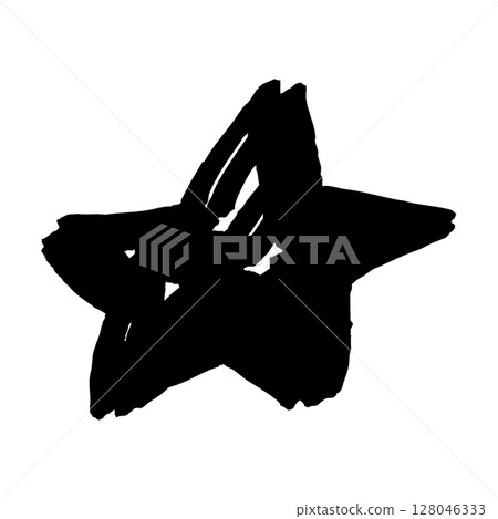 Simple hand drawn star illustration Simple hand drawn star illustration 128046333