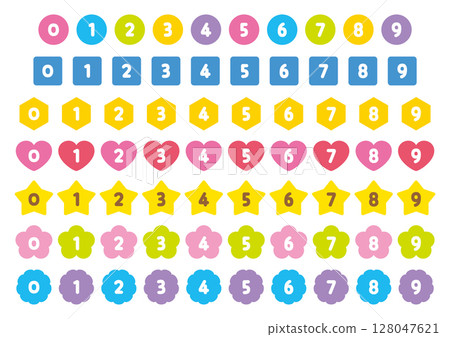 數字動畫 數字 圖標 128047621