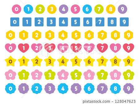 數字動畫 數字 圖標 128047623